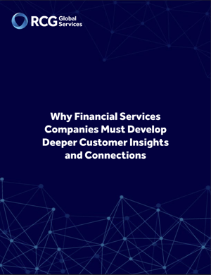 Why Financial Services Companies Must Develop Deeper Customer Insights and Connections ebook cover image