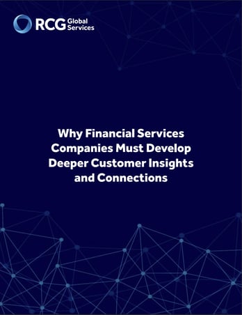 Why Financial Services Companies Must Develop Deeper Customer Insights and Connections ebook cover image