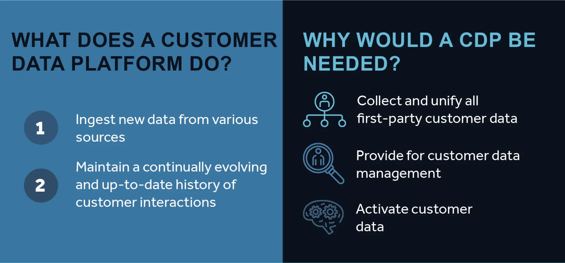 What customer data platforms do?